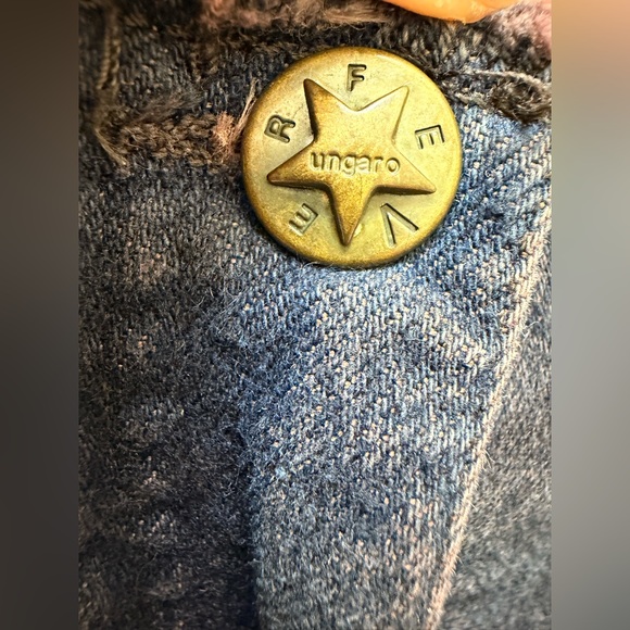 Ungaro Fever jeans-GREAT CONDITION!no size tag-approx Sze 6-see measurements - Picture 3 of 7